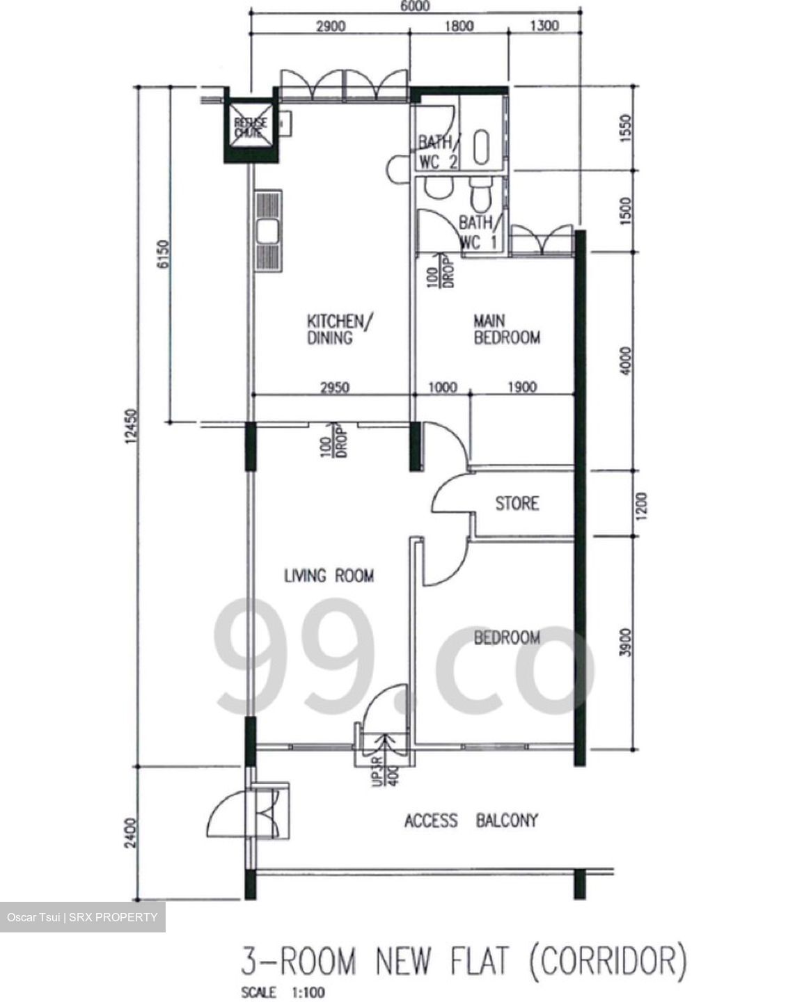 Blk 367 Bukit Batok Street 31 (Bukit Batok), HDB 3 Rooms #624444831